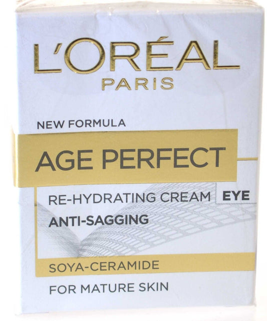 L'Oreal Eye Cream Age Perfect 15ml Anti Ageing Re-Hydrating Moisturising - New