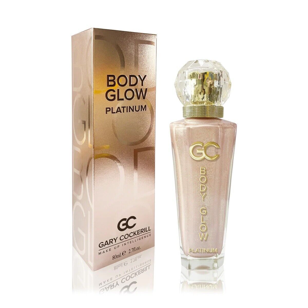 Body Glow Glowing Skin All Year Round Gary Cockerill Platinum Gold Bronze 80ml