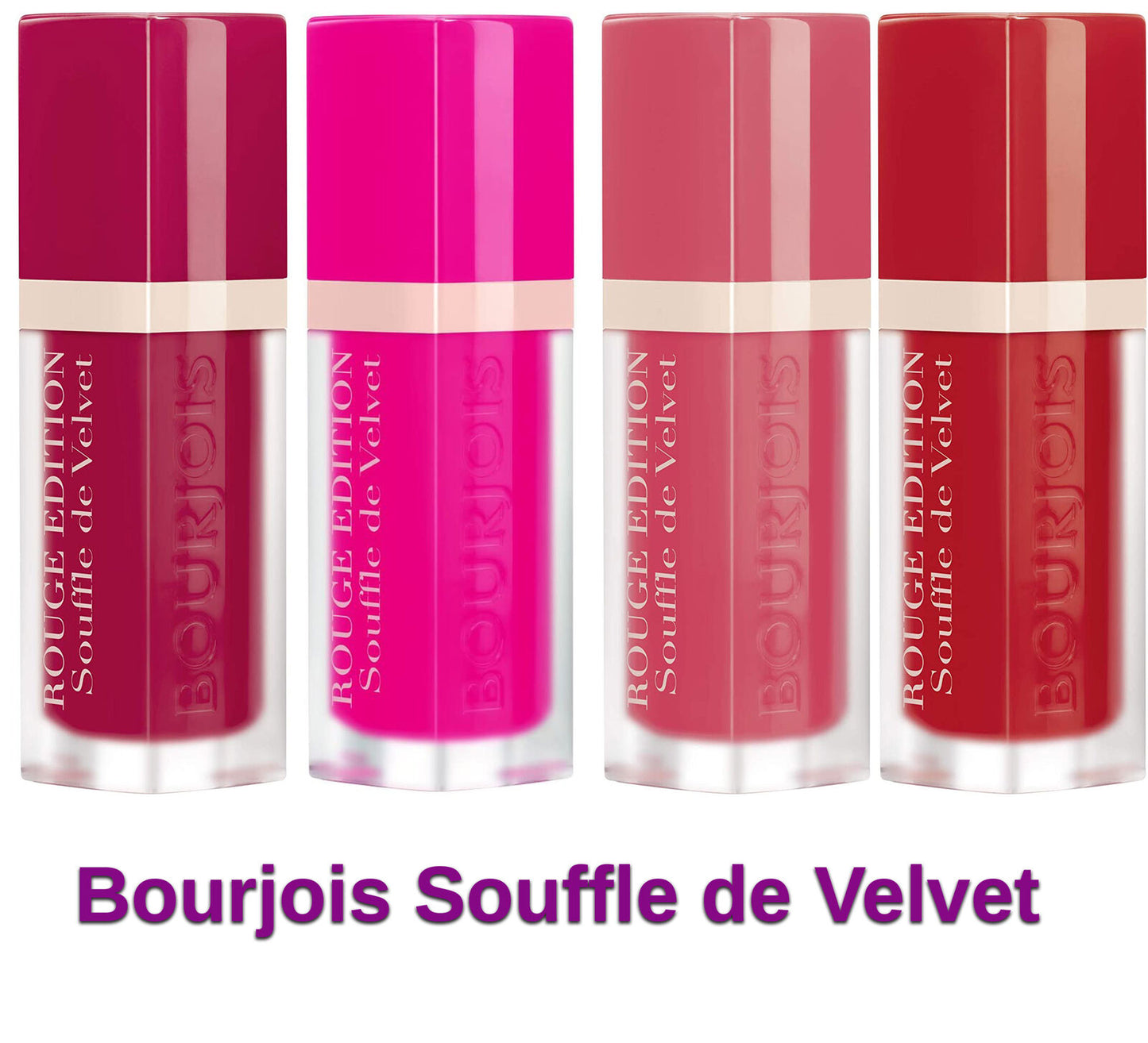 Bourjois Rouge Edition Souffle de Velvet Lipstick 4 Choices