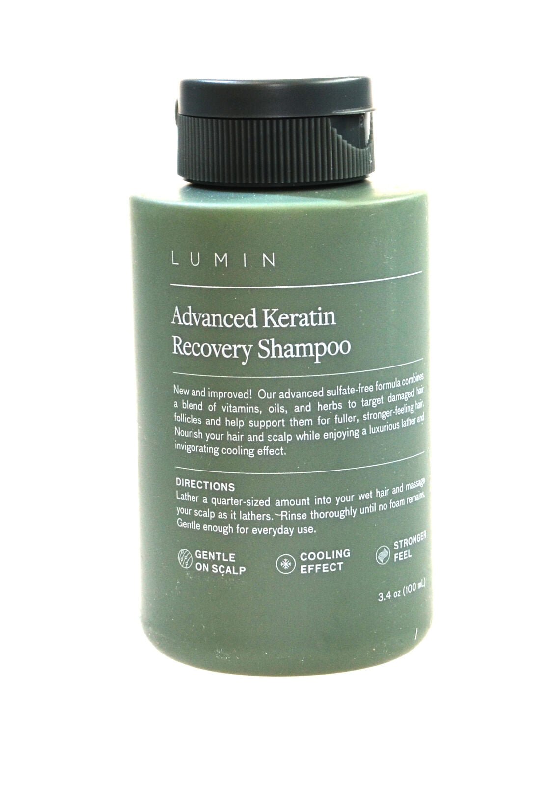 Lumin Advanced Keratin Recovery Shampoo 100ml Soothes Strengthens