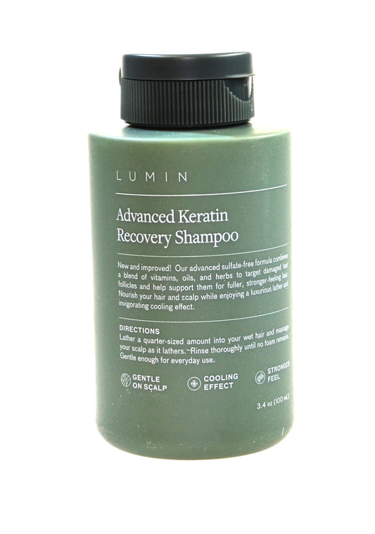 Lumin Advanced Keratin Recovery Shampoo 100ml Soothes Strengthens