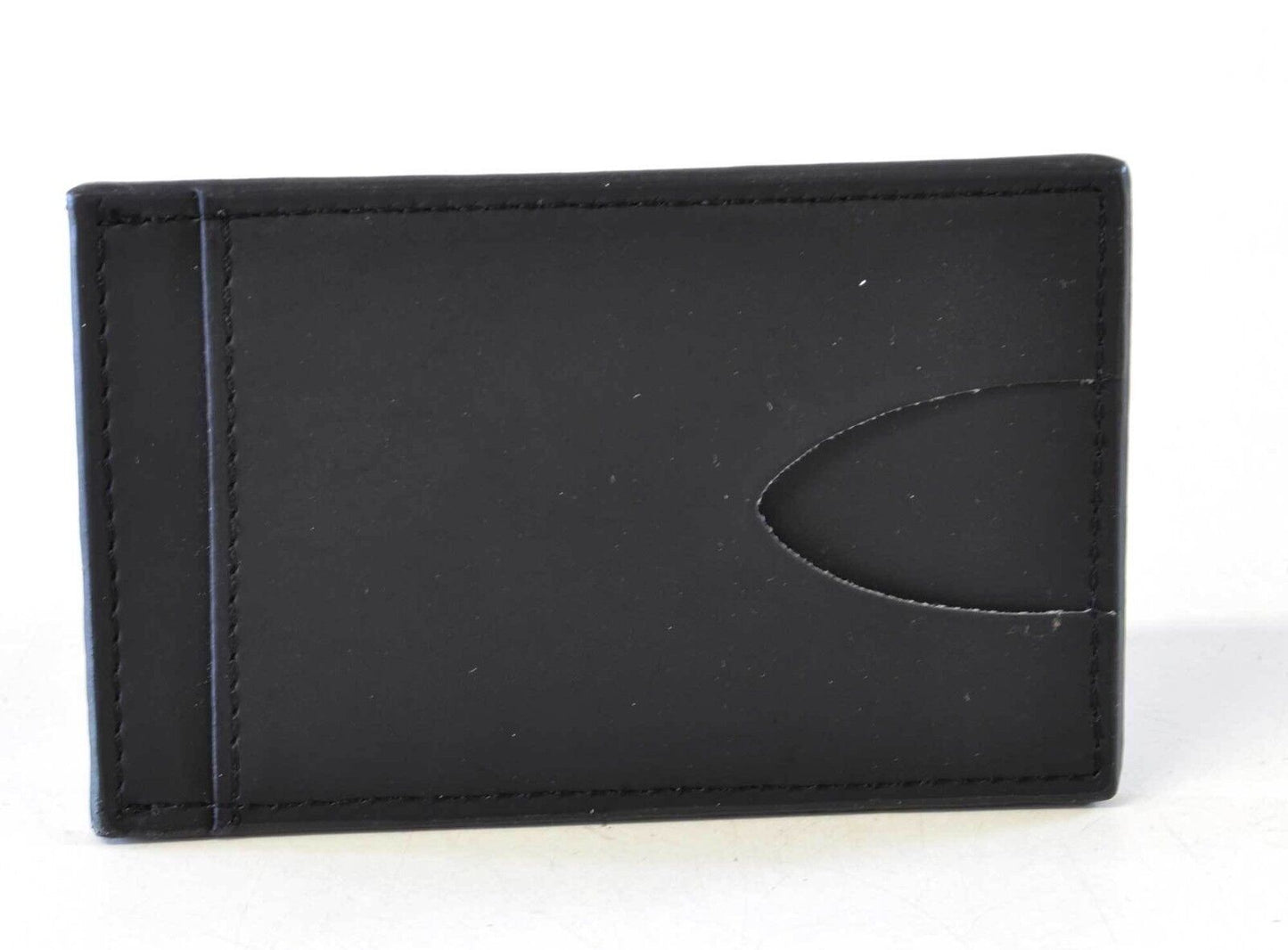 Nixon Rubbed Off Slim Credit Card Holder Wallet Black Matt PU Leather