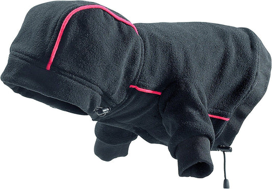 Hunter Dog Leisure Coat Black with Red Seam