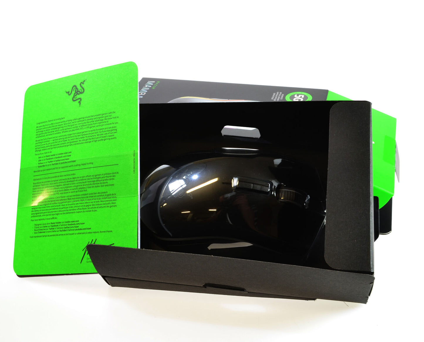 Razer Mamba Elite Gaming Mouse 16k DPI Chroma Mechanical Switches RGB