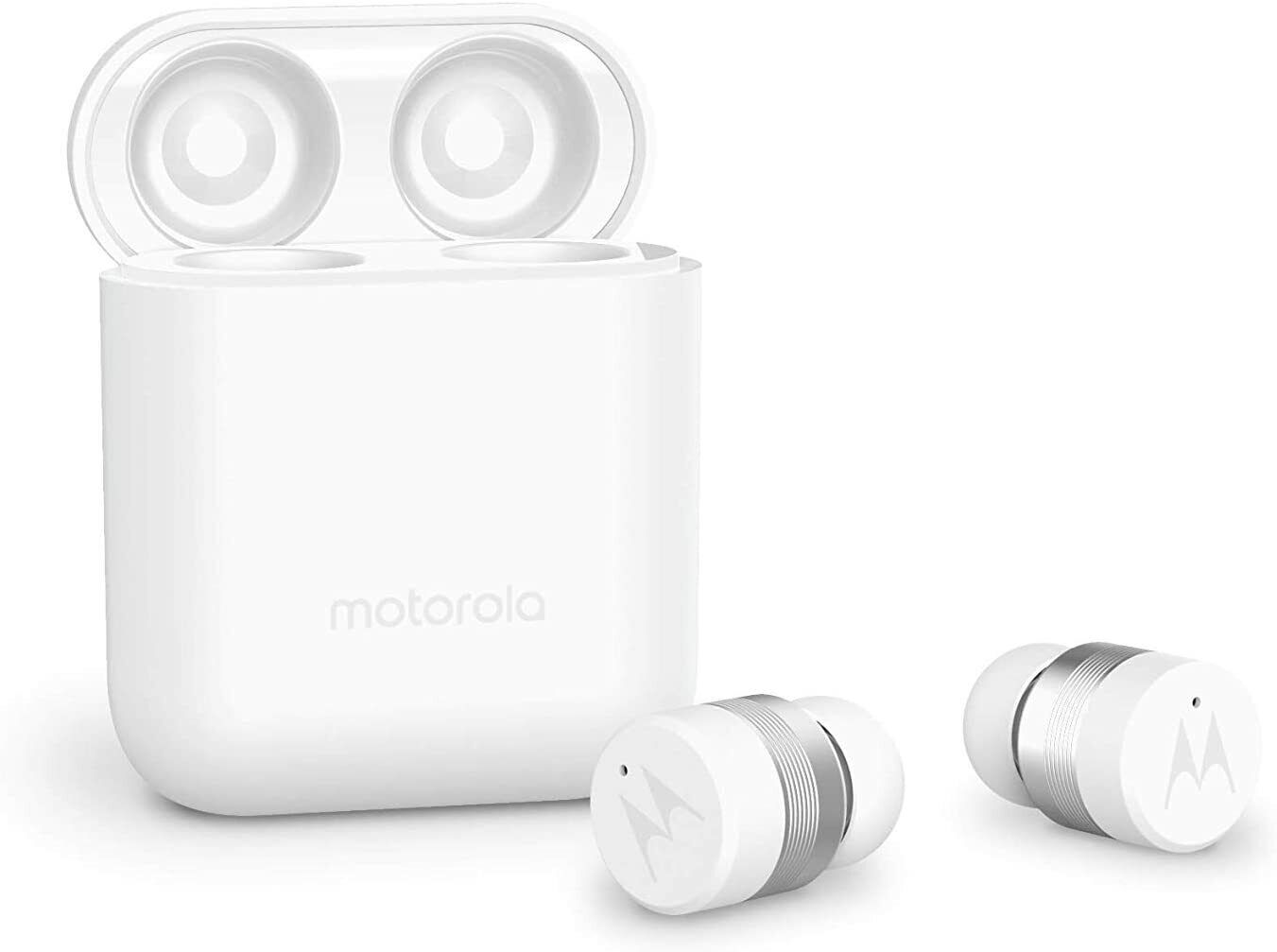 Motorola Verve Buds 120 White True Wireless Earphones  Siri Alexa Google