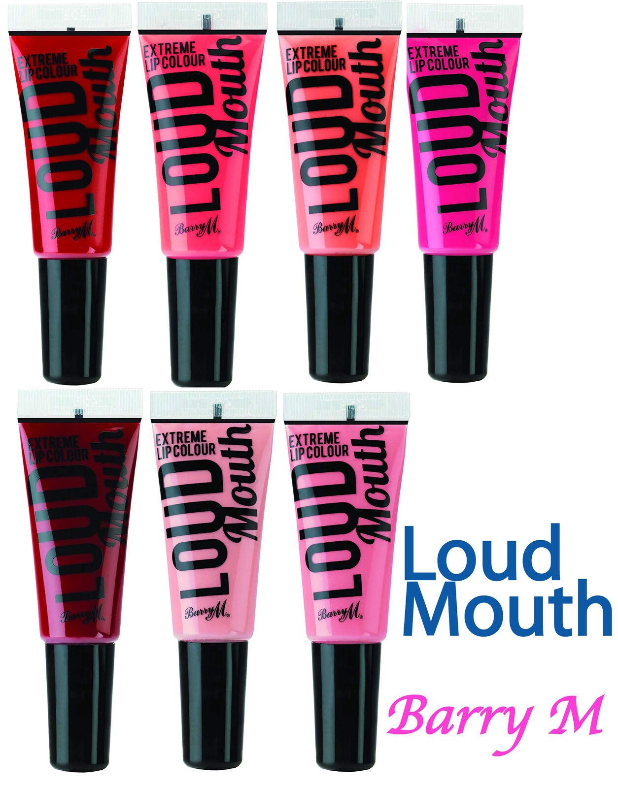 Barry M Loud Mouth Extreme Lip Colour Gloss 7 Choices