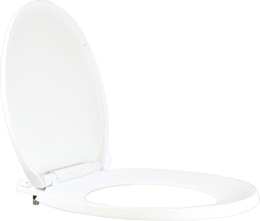 Soft Close Toilet Seat Rapid Fix Quick Release Round Oval Cassellie  White