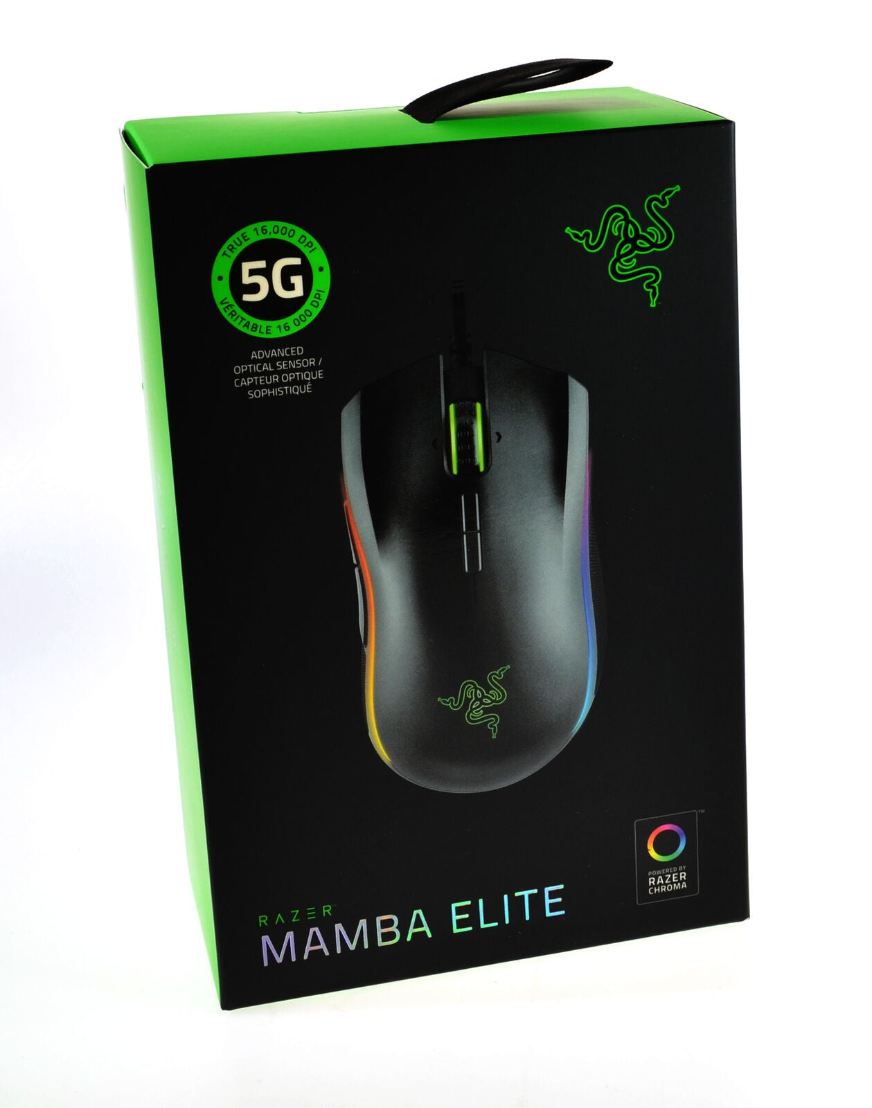 Razer Mamba Elite Gaming Mouse 16k DPI Chroma Mechanical Switches RGB