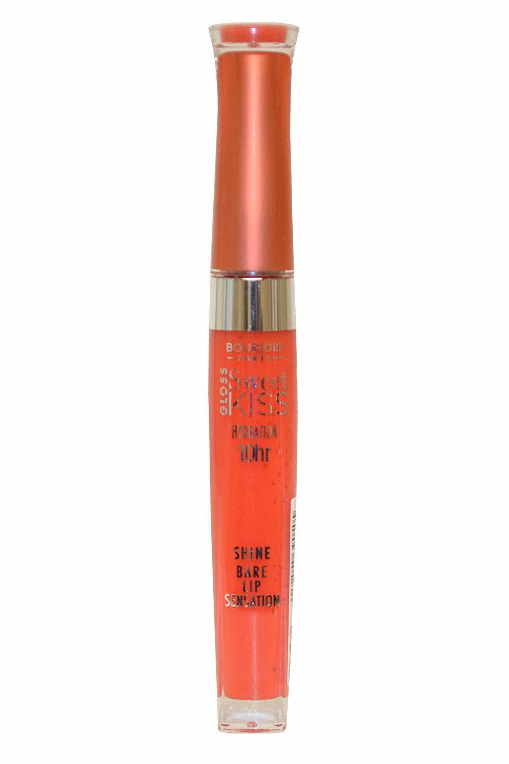 Genuine Bourjois Sweet Kiss Lip Gloss Stick SandSation Orange Press