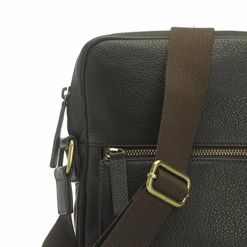 Marshall Bergman Adam Leather Bag for 11" Tablet Case Espresso Brown MB5313