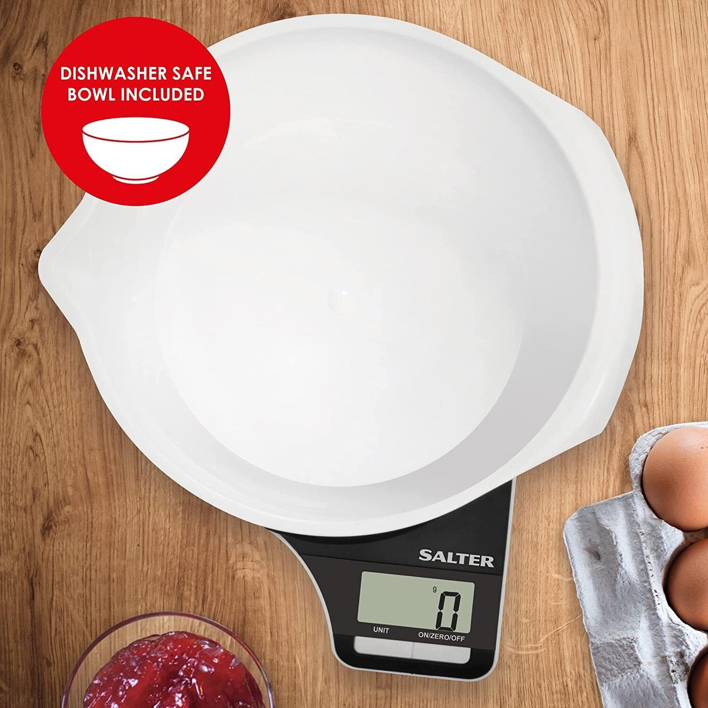 Kitchen Scales Electronic Salter 1089 5kg 1.25l Bowl Aquatronic Imp/Metric