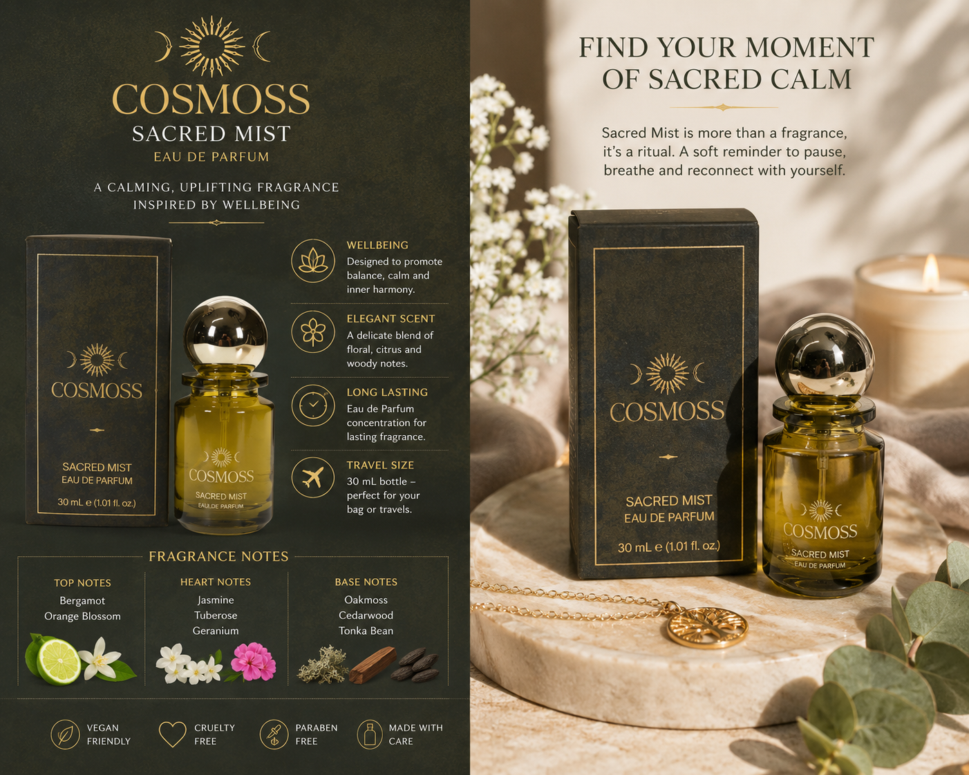 Kate Moss Cosmoss Sacred Mist Eau de Parfum 30ml  Perfume