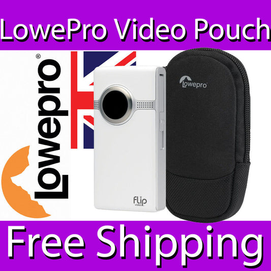 LOWEPRO POCKET VIDEO POUCH 20 CASE NEOPRENE MICOFIBRE 8.5 x 3 x 13.5 cm BLACK