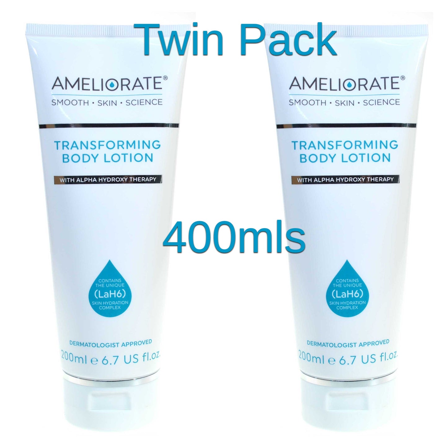 Ameliorate Fragrance Free Transforming Body Lotion 200ml TWIN PACK
