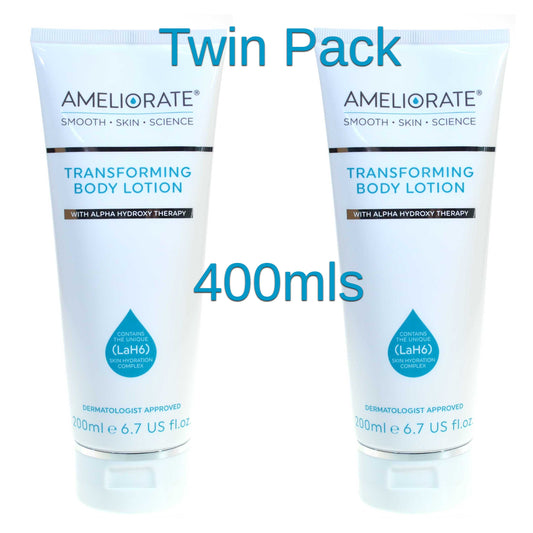 Ameliorate Fragrance Free Transforming Body Lotion 200ml TWIN PACK