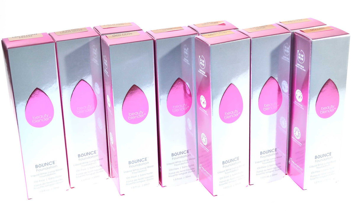 Beautyblender Bounce Liquid Whip Long Wear Foundation 10 Shades
