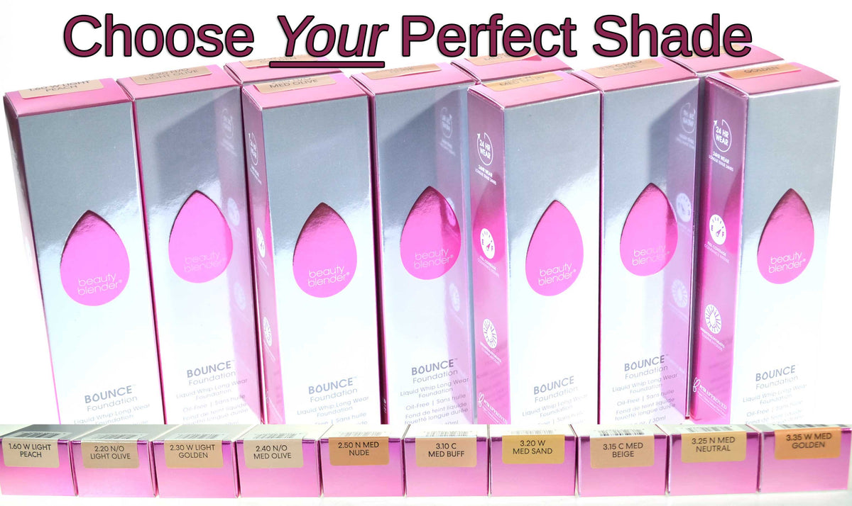 Beautyblender Bounce Liquid Whip Long Wear Foundation 10 Shades