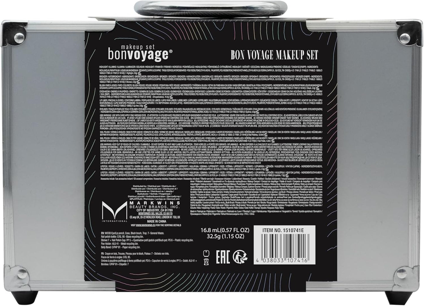 Markwins Bon Voyage Colour Workshop 43 Piece Makeup Kit