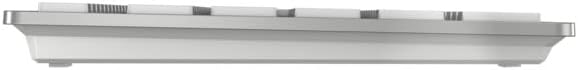 CHERRY KW 9100 SLIM For Mac Wireless Keyboard UK Layout Bluetooth Silver