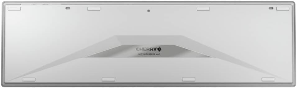 CHERRY KW 9100 SLIM For Mac Wireless Keyboard UK Layout Bluetooth Silver