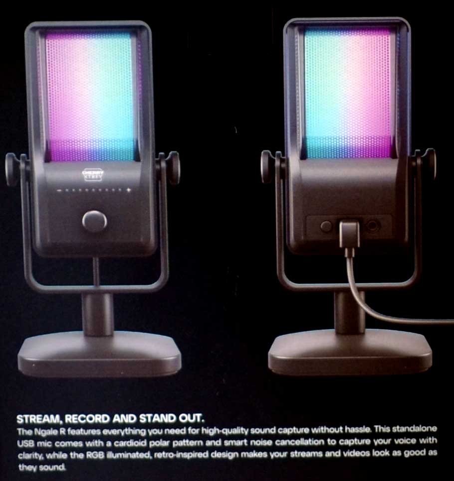 CHERRY Xtrfy Ngale R USB Streaming Microphone