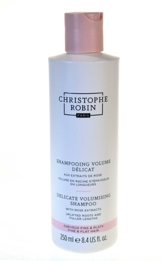 Christophe Robin Delicate Volumising Shampoo Rose Extracts 250ml For Thin Dry Hair