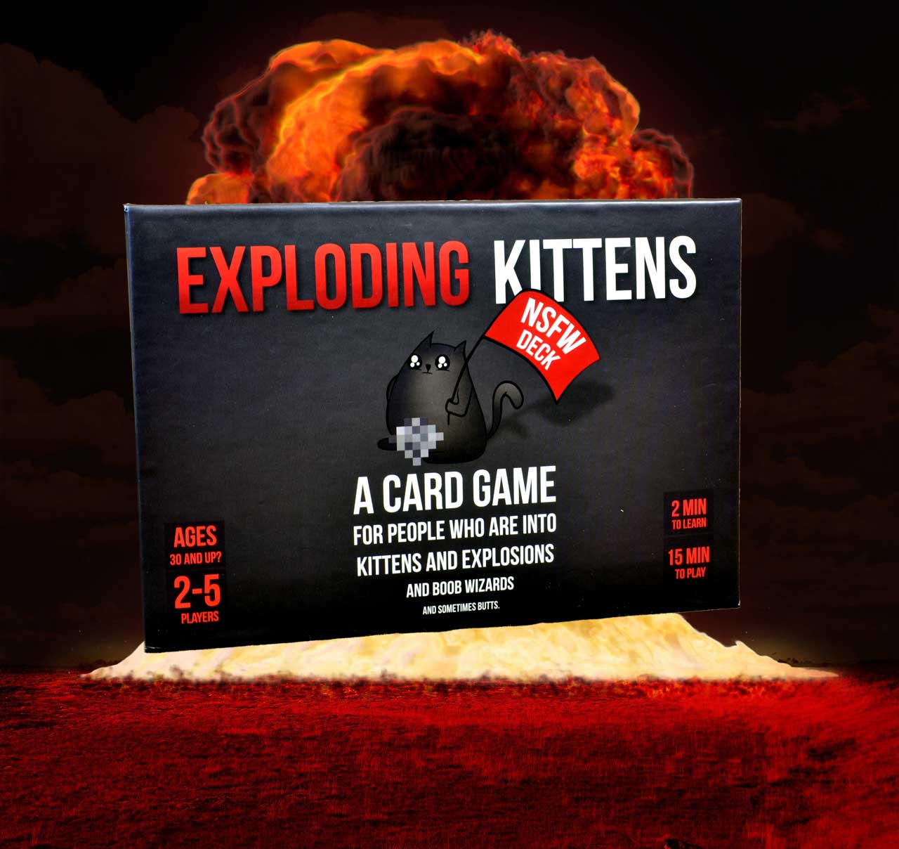 Exploding Kittens NSFW Deck Adult Card Game