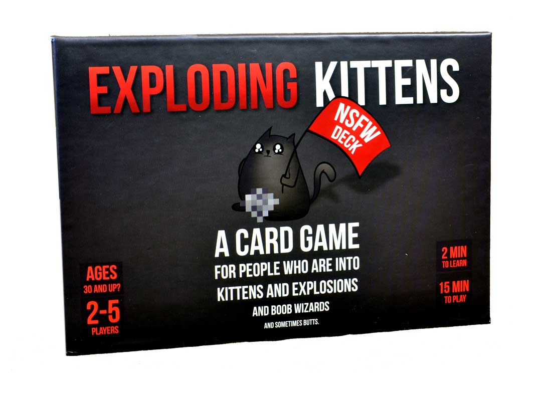 Exploding Kittens NSFW Deck Adult Card Game