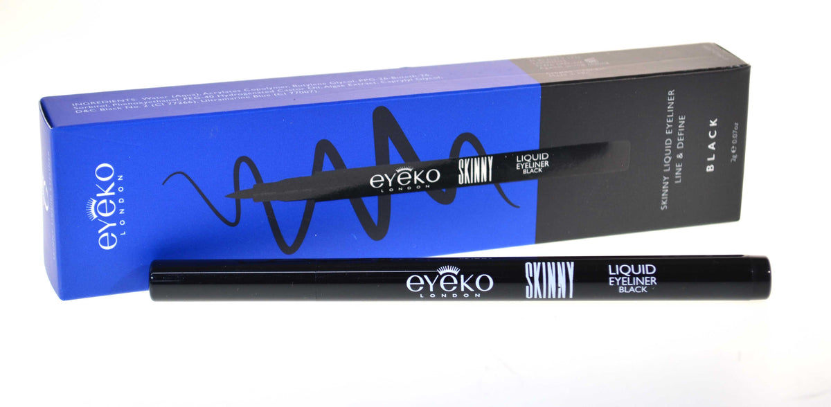 Eyeko Skinny Liquid Eye Liner Pencil Black Line & Define Felt Tip