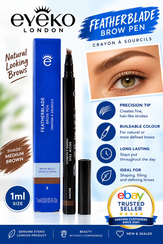 Eyeko Feather Blade Brow Pen Shade 3 Medium Brown