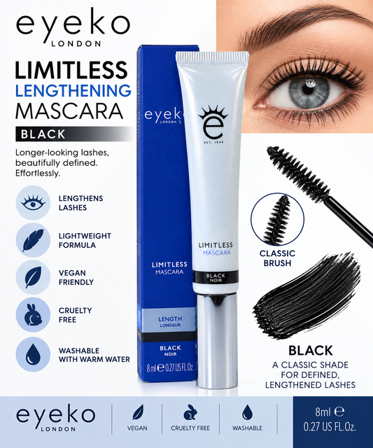 Eyeko Limitless Mascara Black Lengthening Thickening 8ml