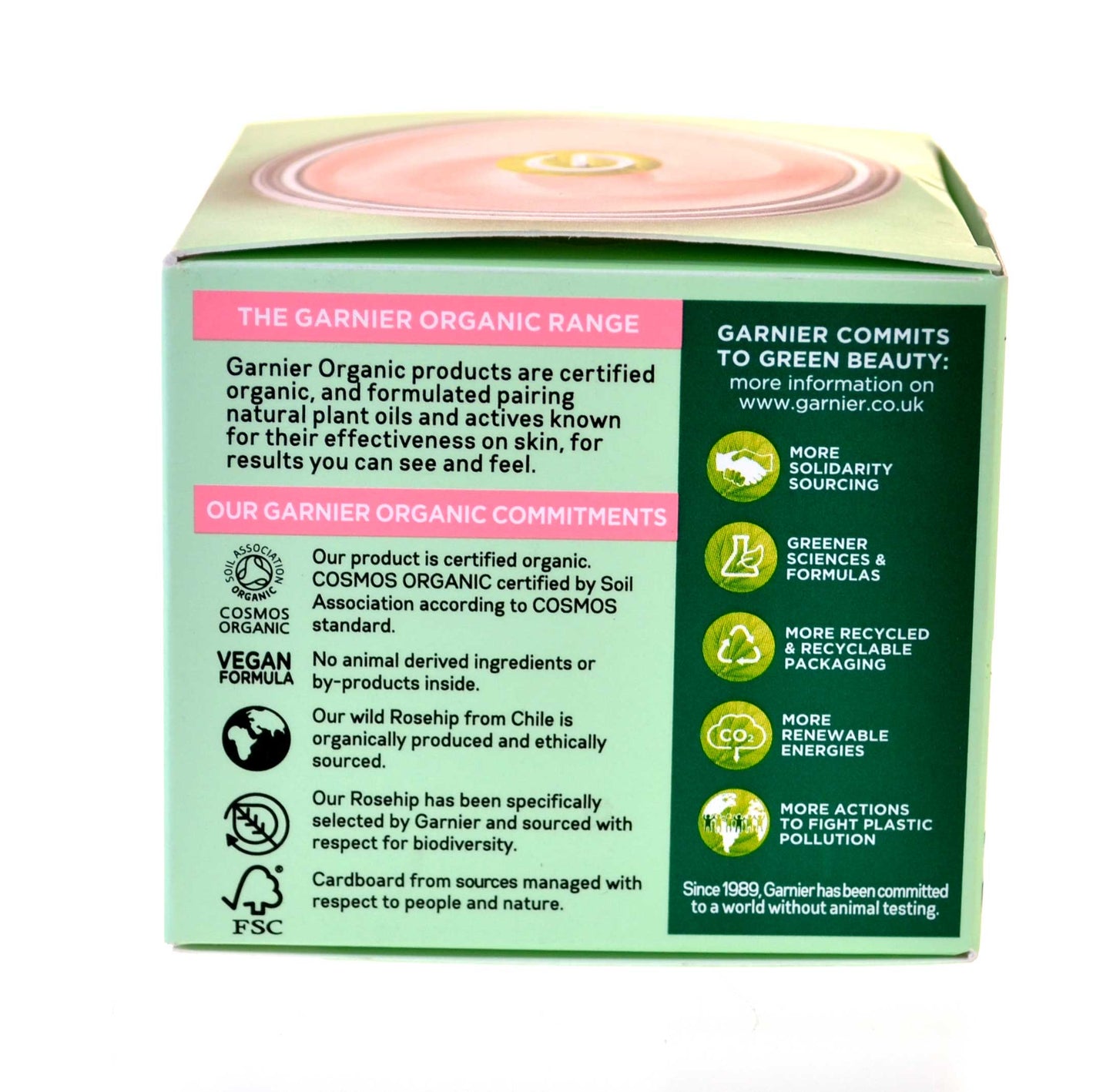 Garnier Organic Rosy Glow 3-in-1 Youth Cream 50ml Day Night Face Moisturiser