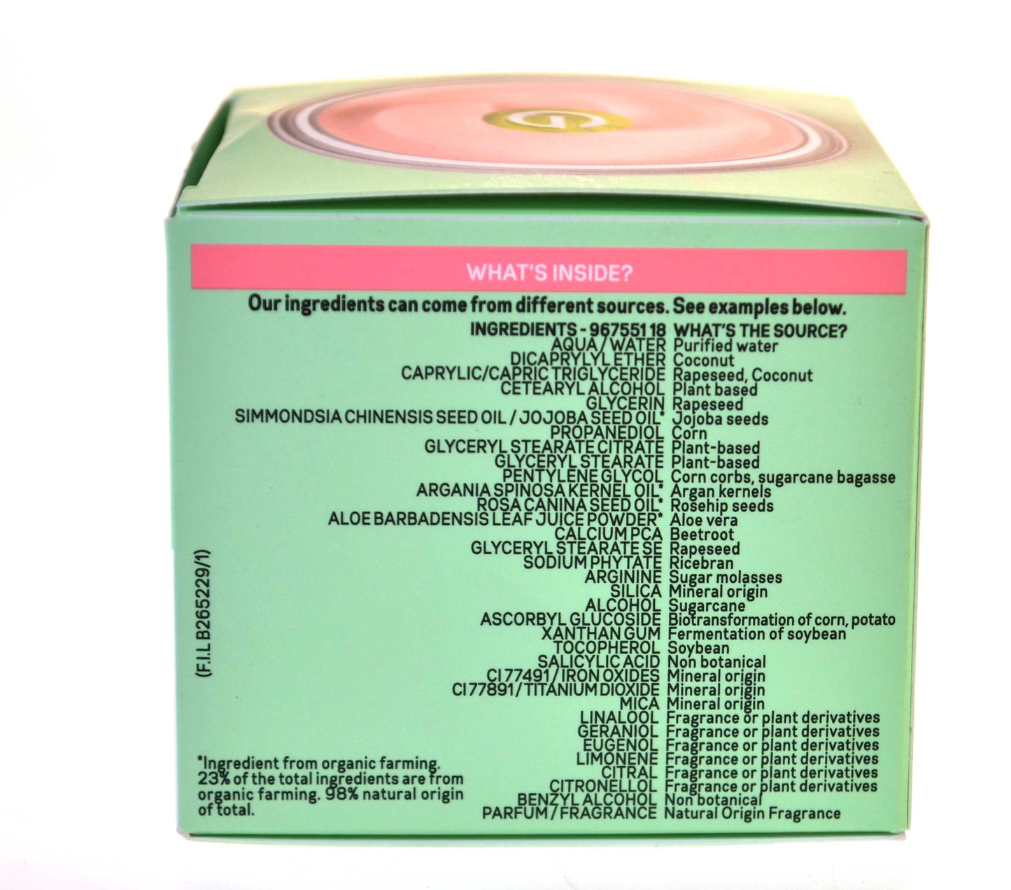 Garnier Organic Rosy Glow 3-in-1 Youth Cream 50ml Day Night Face Moisturiser