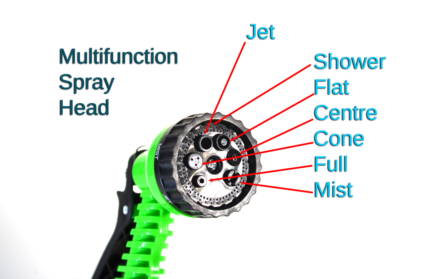 Expanding Garden Hose 50ft or 100ft Blue or Green