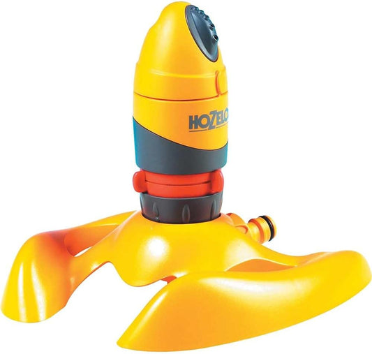 Hozelock Long Throw Rotating Garden Sprinkler Lawns Plants 314sqm