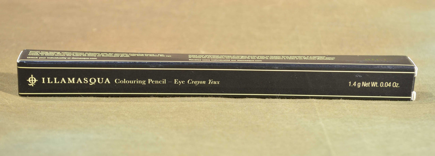 Illamasqua Long Lasting Eye Crayon Colouring Pencil Metallic Silver Grey Foil