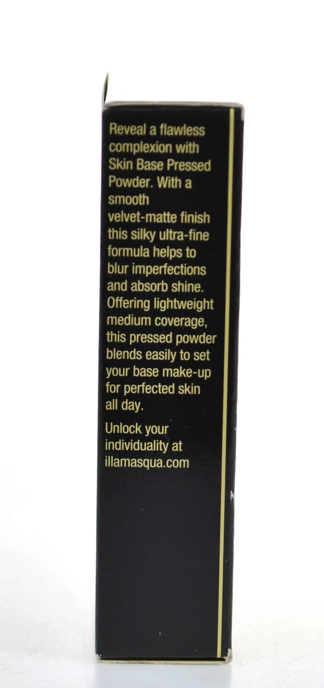 llamasqua Skin Base Pressed Powder Dark 2 Full Size Compact Matte Finish 10g