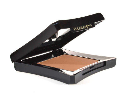 llamasqua Skin Base Pressed Powder Dark 2 Full Size Compact Matte Finish 10g