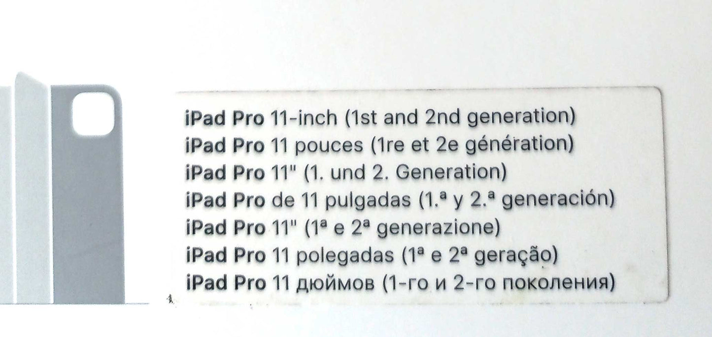 Original Apple iPad Pro 11 Smart Folio Case 1st, 2nd, 3rd &4th Gen Black