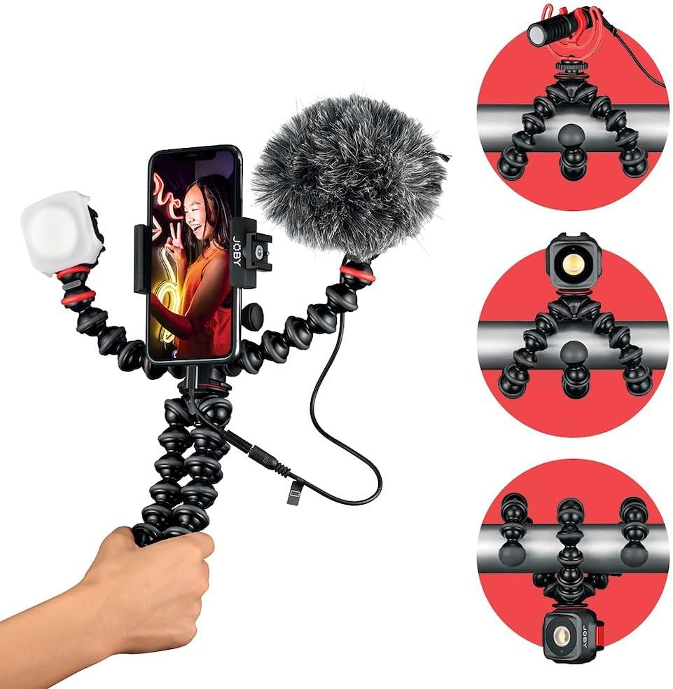 Joby Gorillapod Mobile Vlogging Kit Lights, Sound, Action!