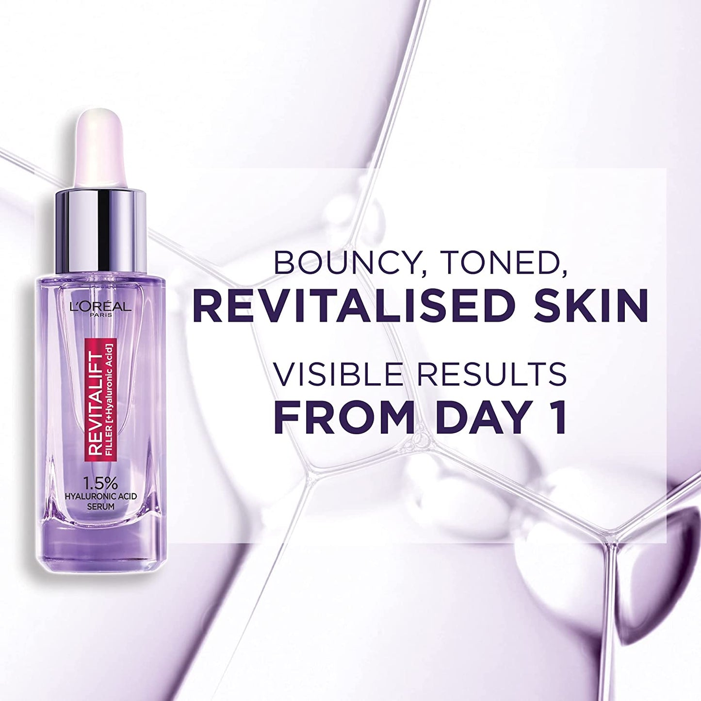 L'Oreal Revitalift Hyaluronic Acid Serum Filler 1.5% 30ml Dropper