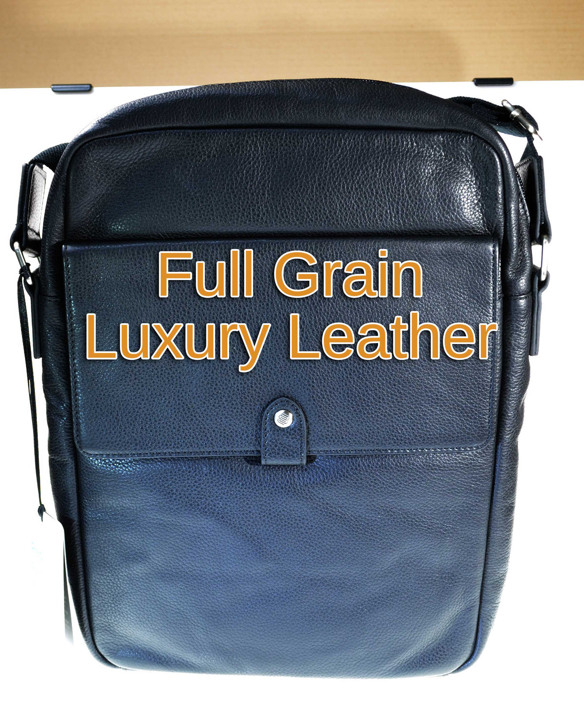 Marshall Bergman Hugo Full Grain Leather 11" 12" iPad Tablet Shoulder Bag