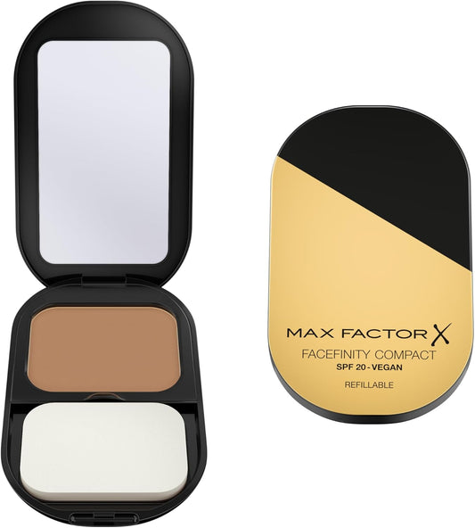 Max Factor Facefinity Compact Foundation Refillable Toffee 008 SPF 20
