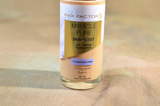Max Factor Miracle Pure Skin Reset Foundation Choose Your Shade