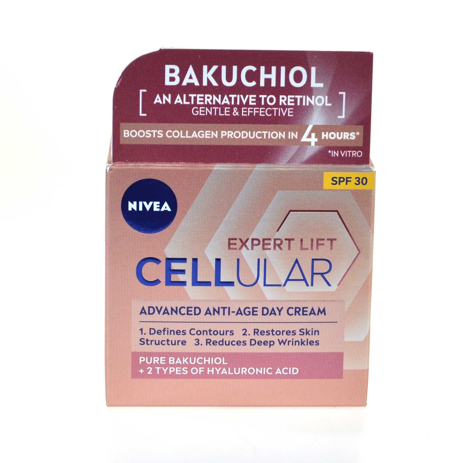NIVEA Cellular Expert Lift Bakuchiol Day Cream 50ml Anti Age Firming Moisturiser