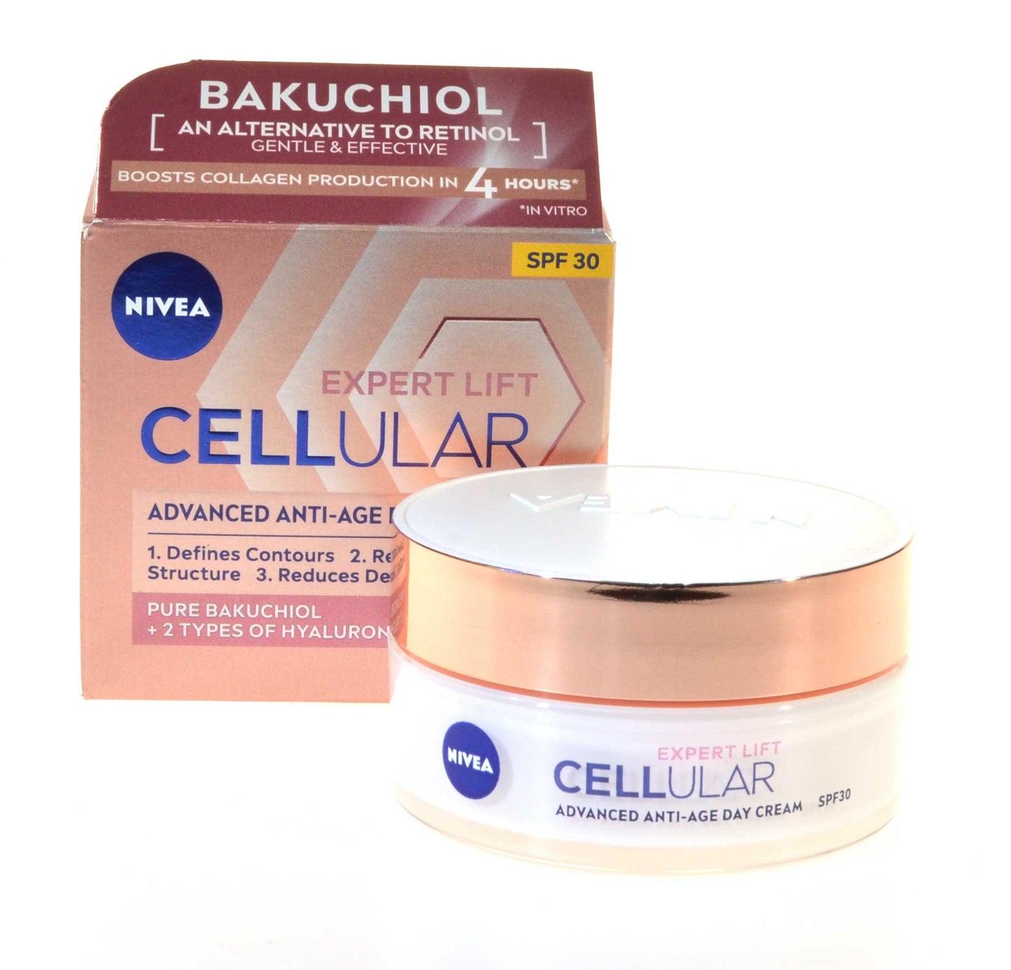 NIVEA Cellular Expert Lift Bakuchiol Day Cream 50ml Anti Age Firming Moisturiser