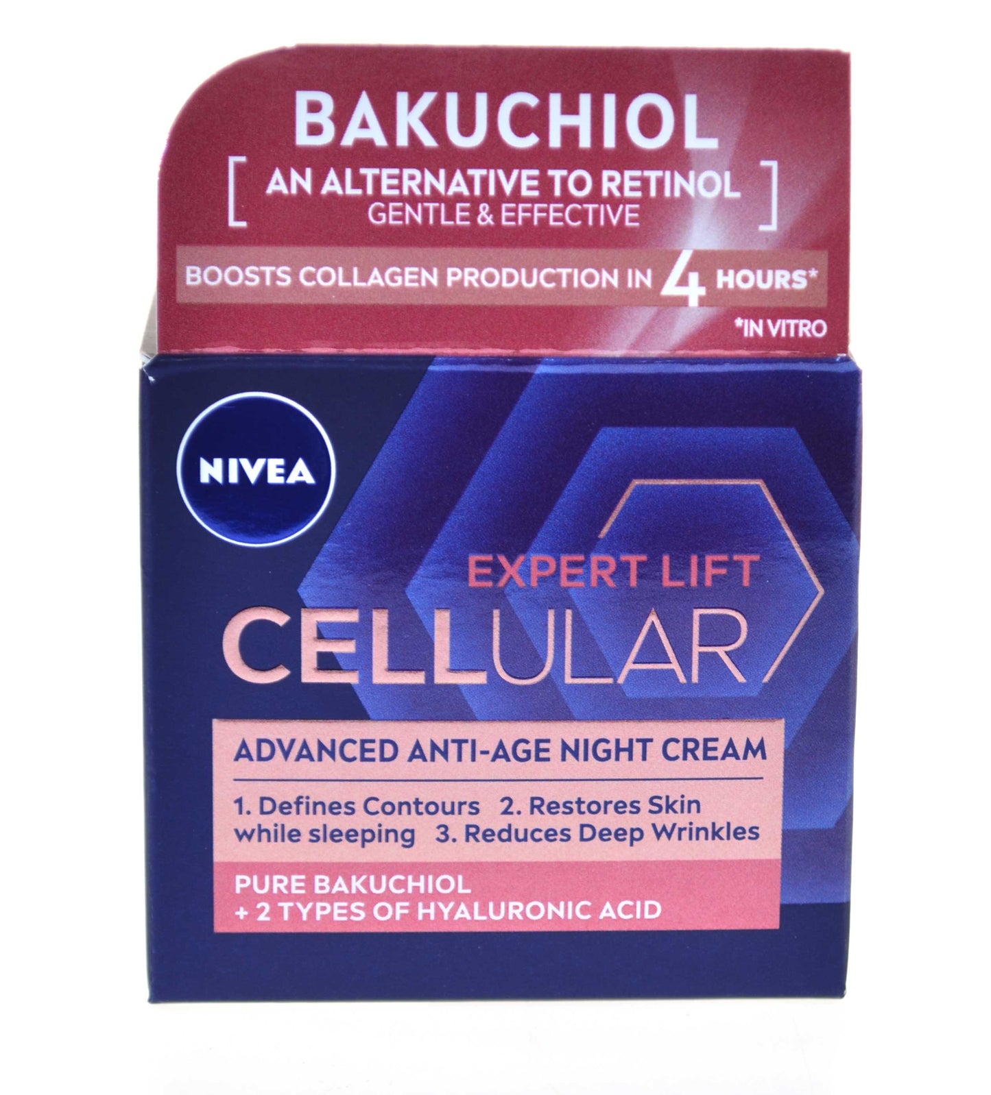 NIVEA Cellular Expert Lift Bakuchiol Night Cream 50ml Anti Age Moisturiser