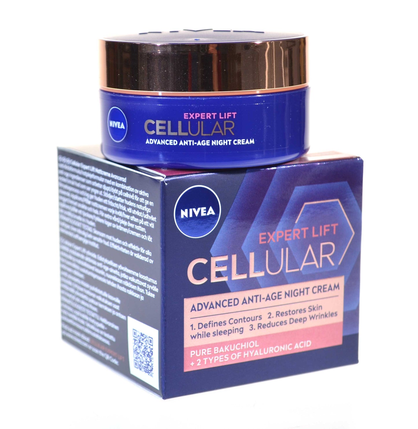 NIVEA Cellular Expert Lift Bakuchiol Night Cream 50ml Anti Age Moisturiser