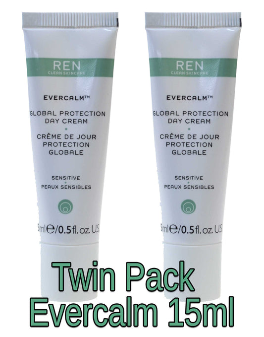 REN Evercalm Global Protection Day Cream 2 x 15ml