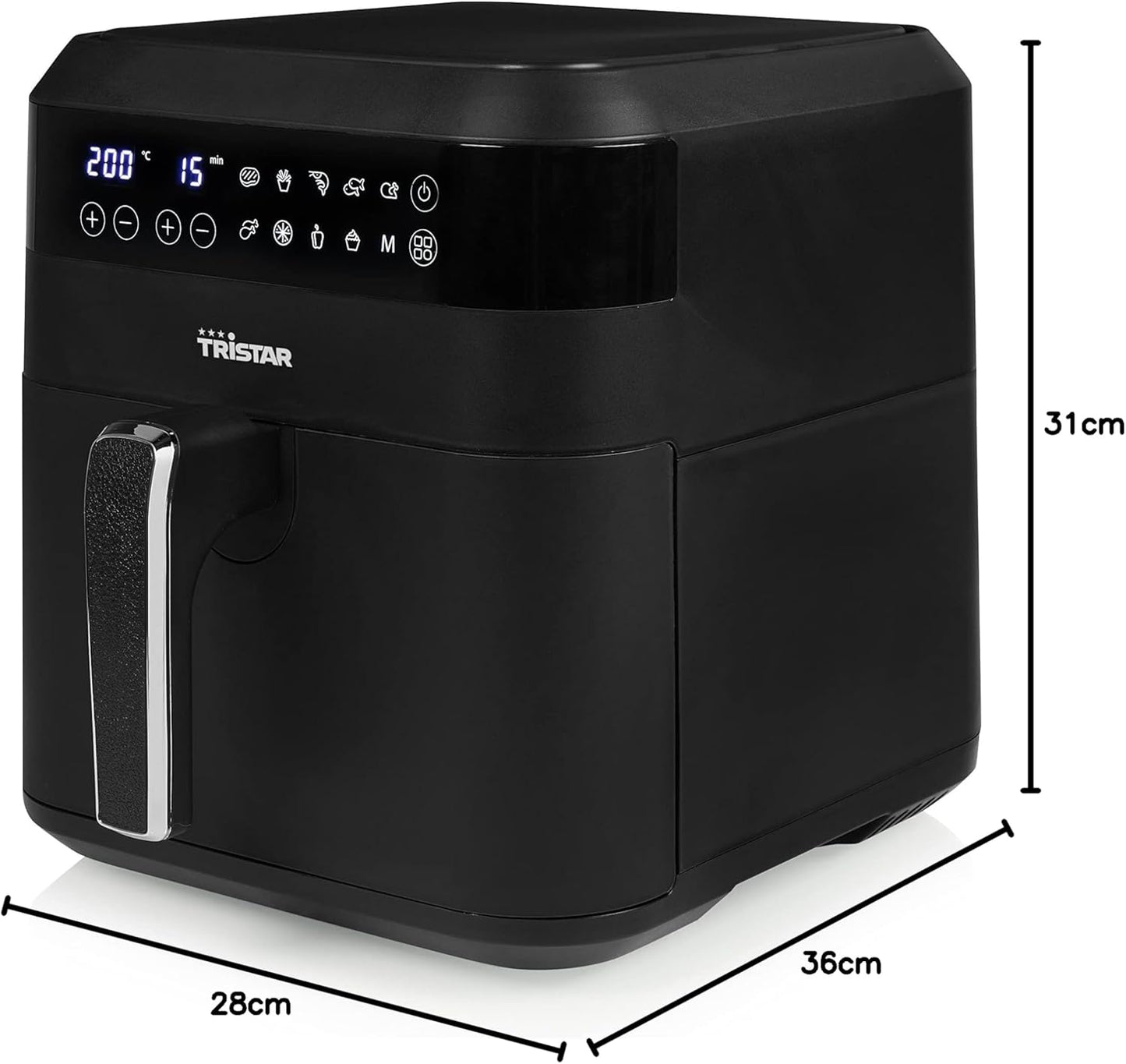 Tristar Digital Air Fryer 6.0l XXL  FR6999BS 1700W